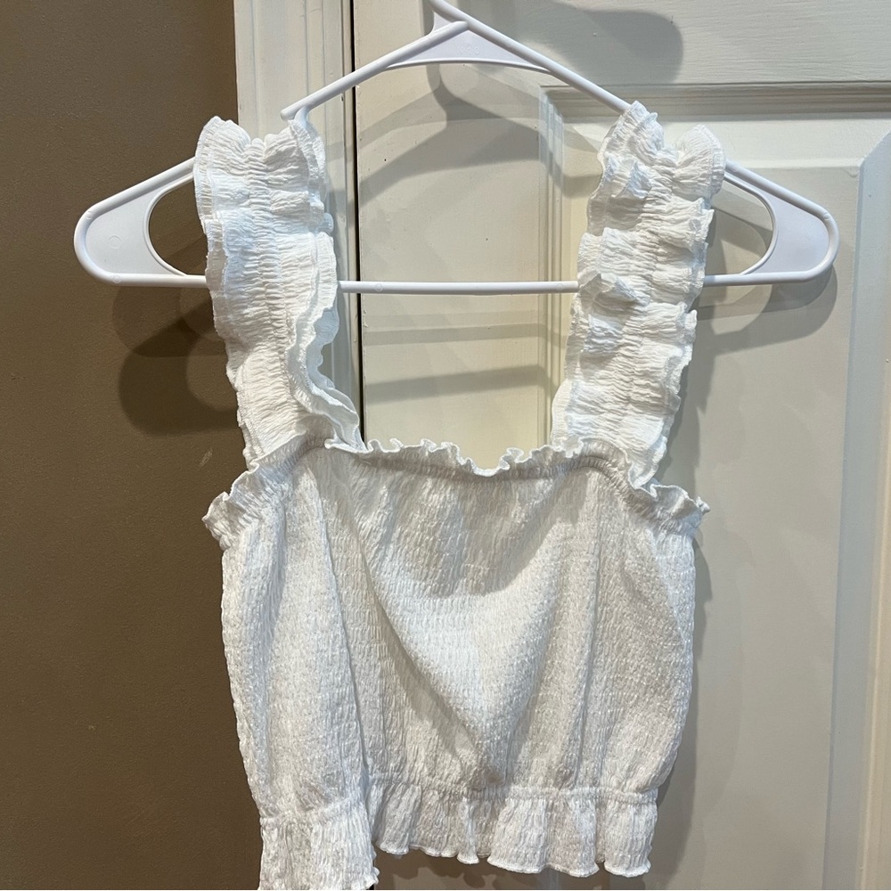 White formal top!
